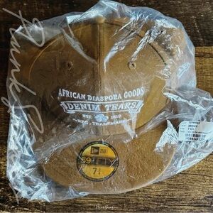 Denim Tears New Era African Diaspora Goods Fitted Cap • Brown • 2023